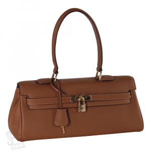 Сумка женская кожаная 6198VG brown Vitelli Grassi