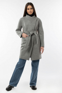 01-07491 Пальто женское демисезонное(пояс)