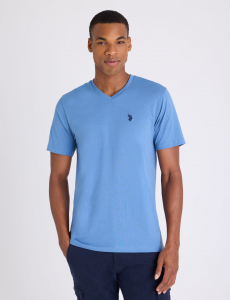 SOLID V-NECK T-SHIRT