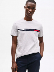 Tommy Flag Stripe T-Shirt