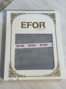 Скатерть EFOR DORE 160*220 прямоугольная серый GRI