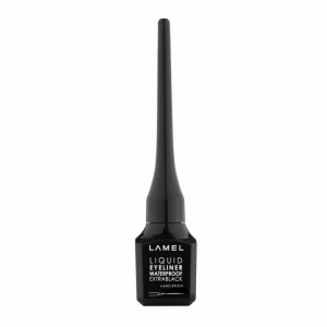 [Истекающий срок годности] Подводка для глаз Lamel Professional твердая кисточка - Liquid Eyeliner with hard brush 01 Черный