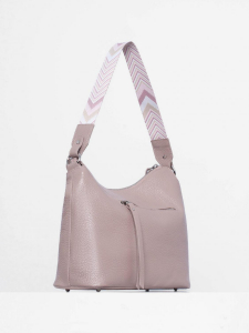 Женская кожаная сумка Richet 3165LN 785 Пудра