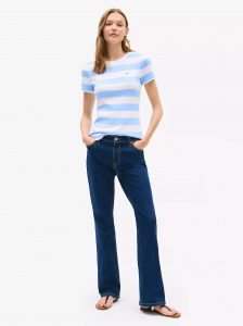 Rugby Stripe Crewneck T-Shirt