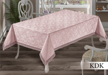 Скатерть EFOR 160x300 KDK пудровый PUDRA