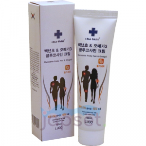 Juno Cha Skin Centennial Omega 3 Glukosamine Cream Глюкозамин крем с Омега 3, для всех типов кожи, туба, 150 гр