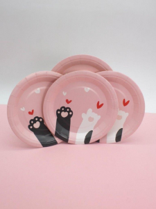 Набор бумажных тарелок 8 шт. 