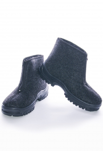 Ботинки мужские, на молнии (черный)