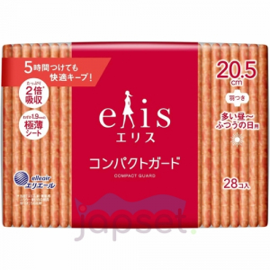 Elis Compact Guard Normal Тонкие гигиенические прокладки с увеличенной клеевой поверхностью, с крылышками, Нормал, 20,5 см, 28 шт