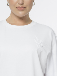 Футболка из мерсеризованного хлопка с вышивкой