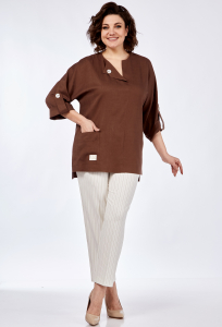 Комплект Galereja 723 коричнево-молочный