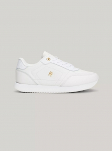 Monogram Logo Mixed Panel Sneaker