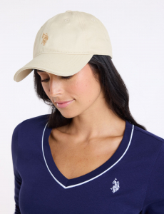 WOMENS TWILL CENTER LOGO HAT