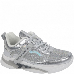 B-9921-H серебро Кроссовки для девочек (35-39)/8