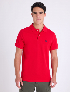 SLIM FIT SOLID PIQUE POLO SHIRT