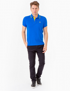 SLIM FIT STRETCH PIQUE SOLID POLO SHIRT