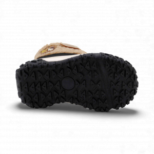 Ботинки на меху T5022-1F бежевые