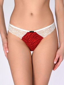 Кружевные Бразилиана трусы женские Indefini (Арт. 0274LDS)