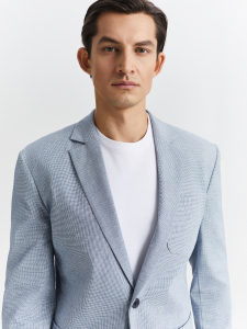 Пиджак со льном