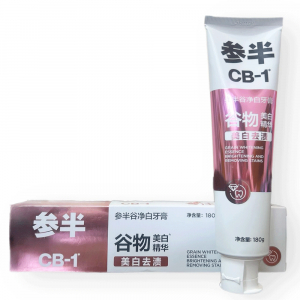 Отбеливающая зубная паста с дикой гарденией Sanban Valley CB-1против зубного камня