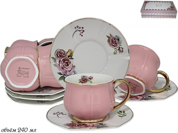 133-113 Чайный набор 240 мл 12пр. в под.уп.(х6)Фарфор