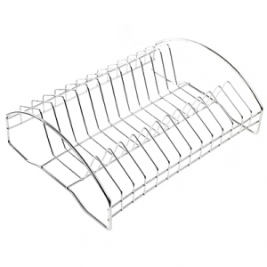 Сушилка проволочная для посуды хромированная настольная одноярусная 28,5х20х10см, s2,5мм (Китай)