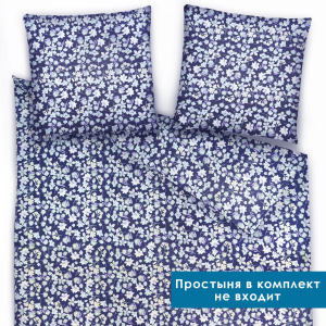 Комплект пододеяльник и 2 наволочки Лавандовый сон поплин