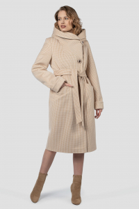 02-3277 Пальто женское утепленное (пояс)