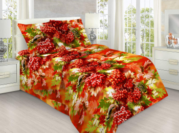 Наволочка Рябина 3D Бязь