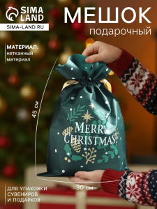 Мешок подарочный новогодний «Рождество», 30?45 см