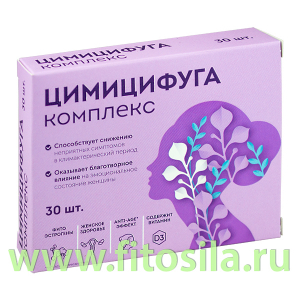 Цимицифуга комплекс с Д3 (D3) ВИТАМИР таб. №30 х 165 мг БАД Квадрат-С