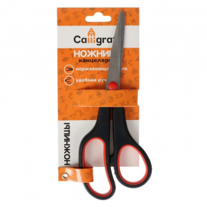 Ножницы «Комфорт» 18 - 21 см, эргономичные пластиковые ручки, блистер, европодвес