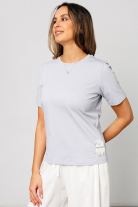 Футболка женская базовая 402GRY