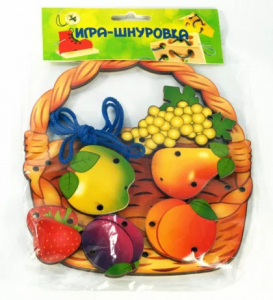 Шнуровка Корзина с фруктами