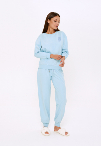 Комплект жен. (джемпер и брюки) Sonda голубой Pajamas, 0120243004
