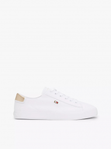 Metallic Heel Canvas Sneaker