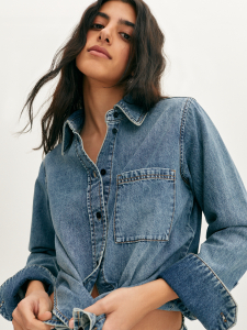 Джинсовая рубашка