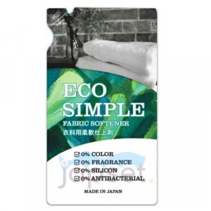 Eco Simple Концентрированный кондиционер для белья, без красителей, ароматизаторов, силикона, антибактериальных компонентов, мягкая упаковка, 450 мл