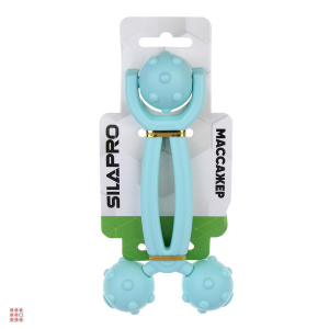 Массажер 16х8см, 3 роллера