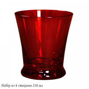 584-024 Набор из 6 стаканов 210мл в под.уп.(х4)Стекло