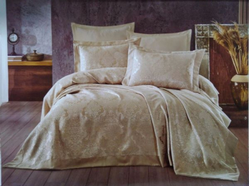 Покрывало EFOR (Gardines) с наволочками MARGARITKA (240*260) бежевый BEJ