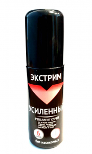 Спрей ЭКСТРИМ ЧЁРН.клещ,ком.6ч 100м