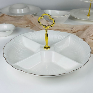 109-273 Менажница 30,7см ORCHIDEA в под.уп.(х8)Фарфор