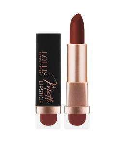 Помада для губ LOLLIS матовая Matte Lipstick тон 208 Меркер Косметика 4,5г