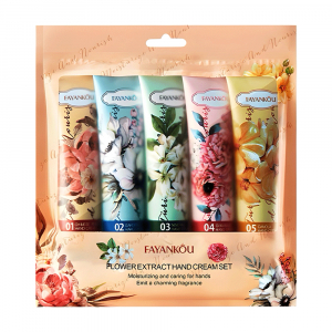 Набор кремов для рук с цветочными экстрактами FAYANKOU