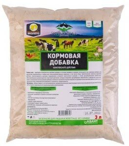 Кормовая добавка «Горная мука» комплексного действия пакет 3 л