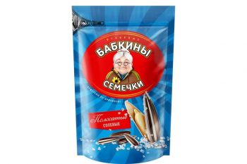 «Бабкины семечки», семечки полосатые, солёные, 240 г