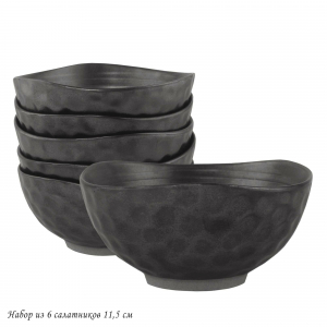 205-668 Набор из 6 салатников 11,5см ROCA в под.уп.(х12)Фарфор
