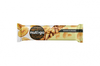 «Nut&Go», батончик «Банан и арахис», 42 г (упаковка 18 шт)