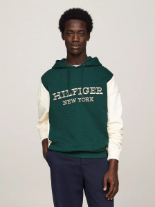 Embroidered Monotype Colorblock Hoodie